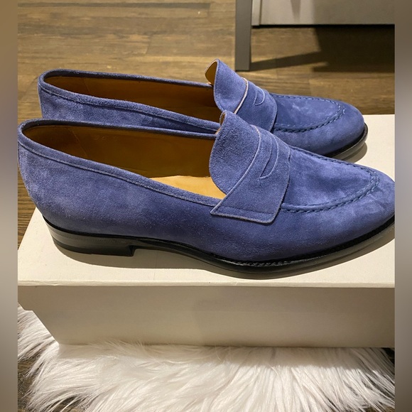 Sutor Mantellassi Suede Loafers - Picture 8 of 10